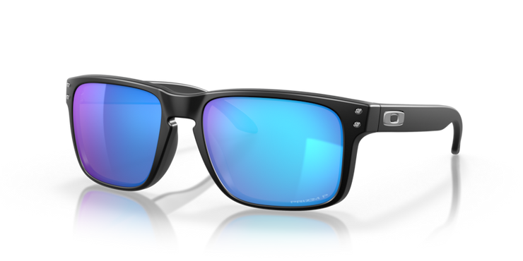 OAKLEY HOLBROOK MATTE BLACK W/ PRIZM SAPPHR IRID POLAR