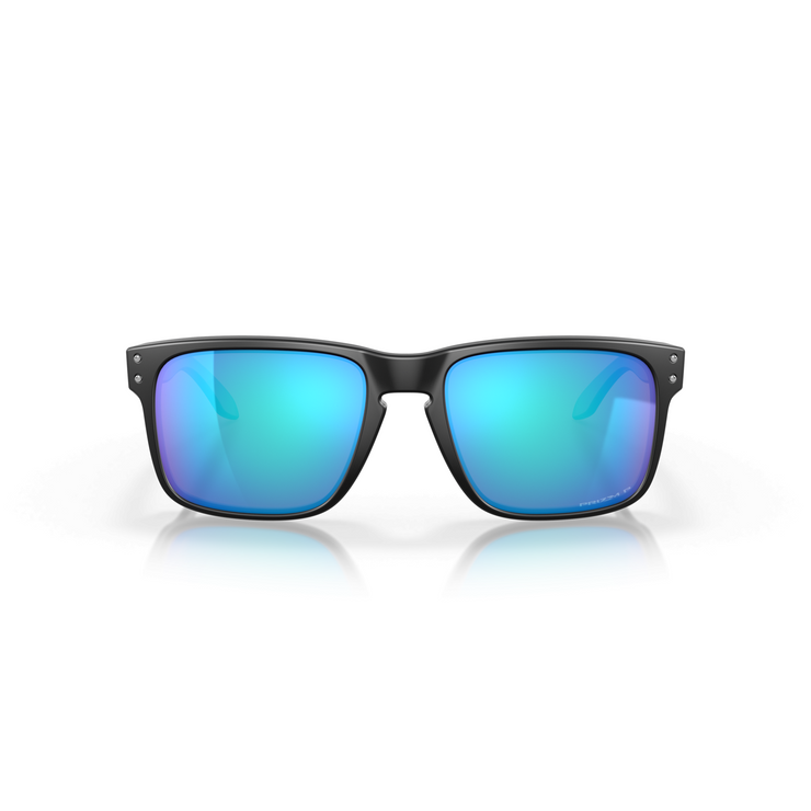 OAKLEY HOLBROOK MATTE BLACK W/ PRIZM SAPPHR IRID POLAR