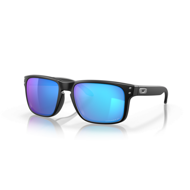 OAKLEY HOLBROOK MATTE BLACK W/ PRIZM SAPPHR IRID POLAR