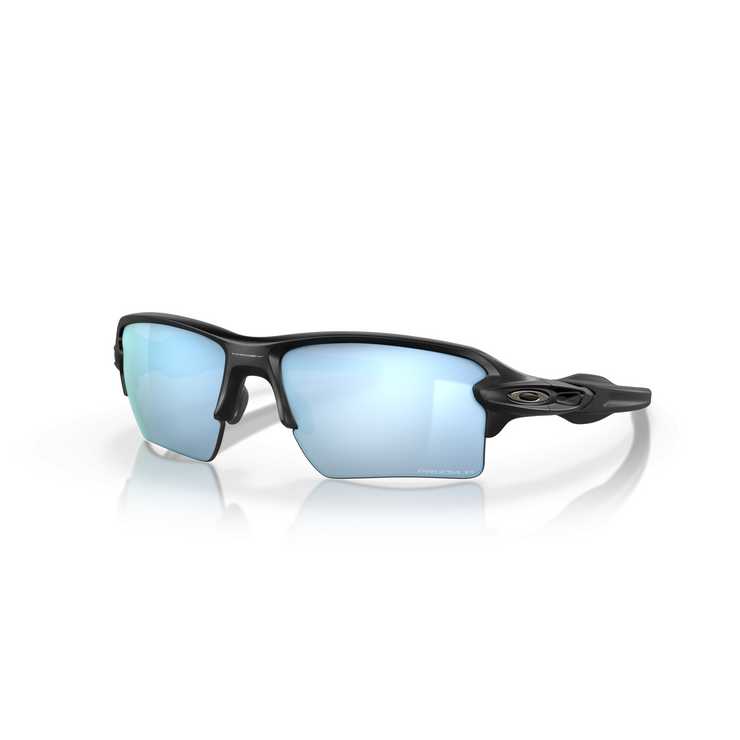 OAKLEY FLAK 2.0 XL MATTE BLACK W/ PRIZM DEEP WATER POLAR