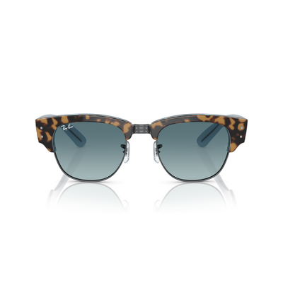 RAY-BAN MEGA CLUBMASTER HAVANA ON BLU ON GUNMETA W/ BLUE G