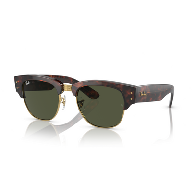 RAY-BAN MEGA CLUBMASTER MOCK TORTOISE ON ARISTA W/ GREEN