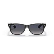 RAY-BAN NEW WAYFARER MATTE BLACK W/ BLUE GRADIENT GREY