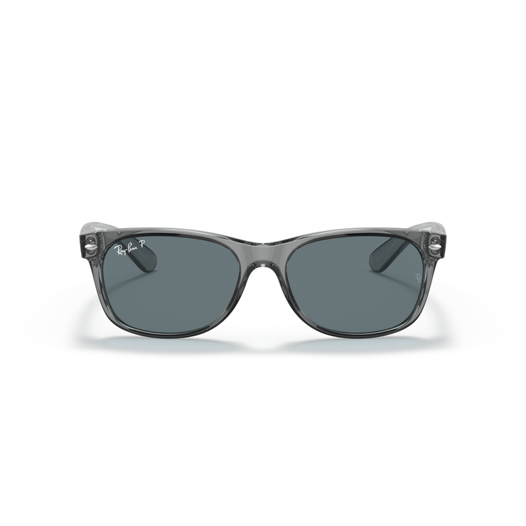 RAY-BAN NEW WAYFARER TRANSPARENT GREY W/ DARK BLUE POLAR