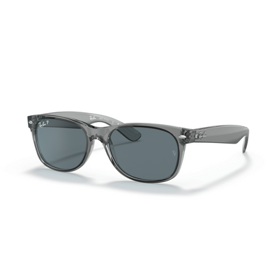 RAY-BAN NEW WAYFARER TRANSPARENT GREY W/ DARK BLUE POLAR