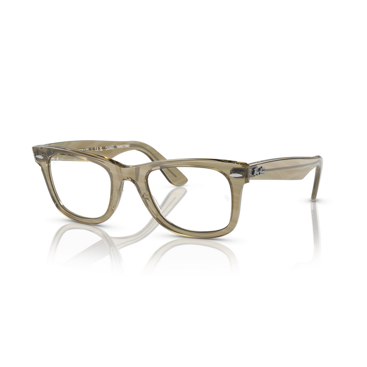 RAY-BAN WAYFARER PHOTO STRIPED GREY W/ TRANSITIONS 8 SAPPH
