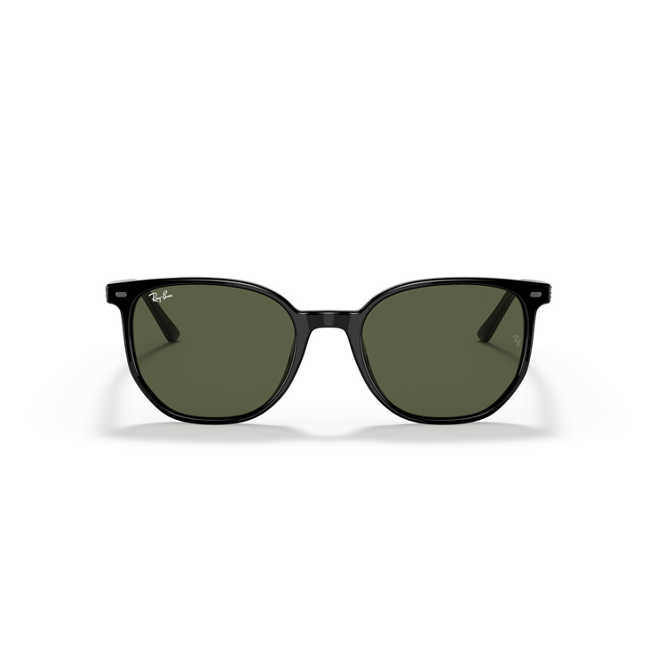 RAY-BAN ELLIOT BLACK W/ GREEN