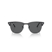 RAY BAN CLUBMASTER GREY ON BLK W/ DARK GREY