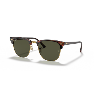 RAY-BAN CLUBMASTER MOCK TORTOISE ON ARISTA W/ G-15 GREEN