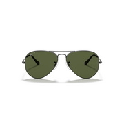 RAY-BAN AVIATOR LARGE METAL GUNMETAL W/ G-15 GREEN