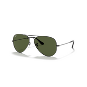 RAY-BAN AVIATOR LARGE METAL GUNMETAL W/ G-15 GREEN