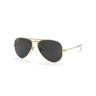 RAY-BAN AVIATOR LARGE METAL LEGEND GOLD W/ BLACK