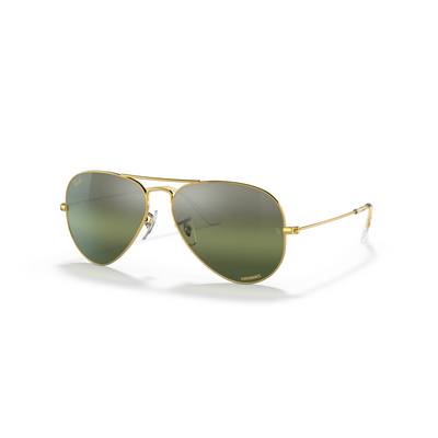 RAY-BAN AVIATOR LARGE METAL LEGEND GOLD W/ GRADIENT DARK G