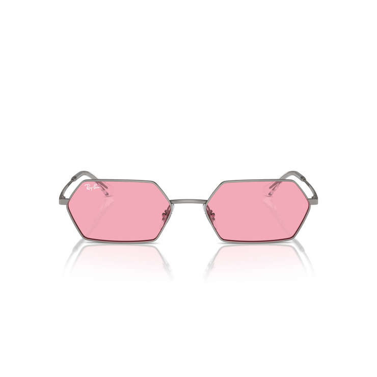 RAY-BAN YEVI GUNMETAL W/ PINK