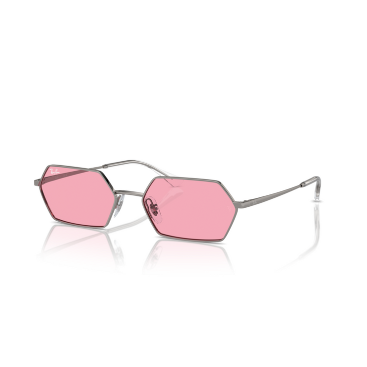 RAY-BAN YEVI GUNMETAL W/ PINK