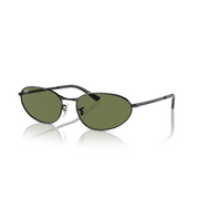 RAY-BAN BLACK W/ DARK GREEN