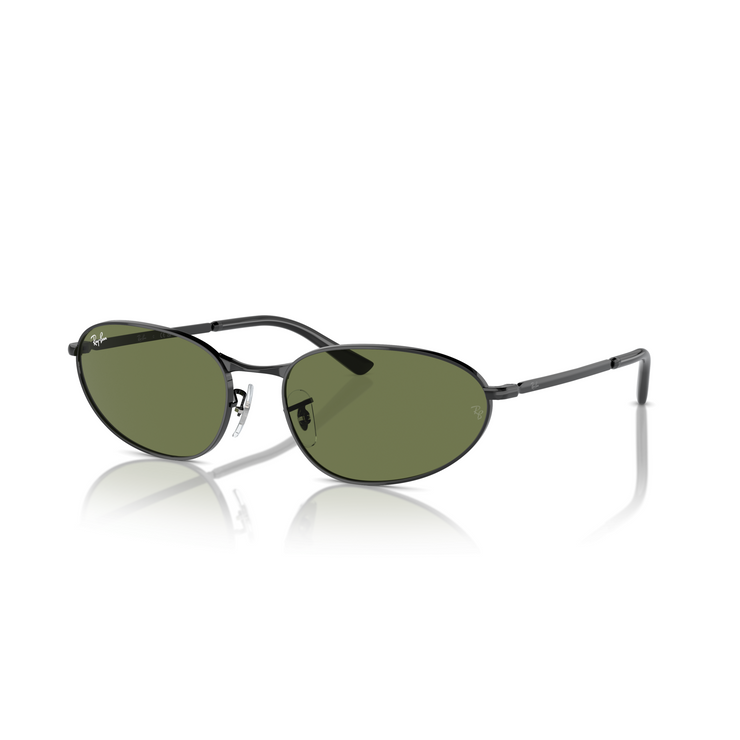 RAY-BAN BLACK W/ DARK GREEN