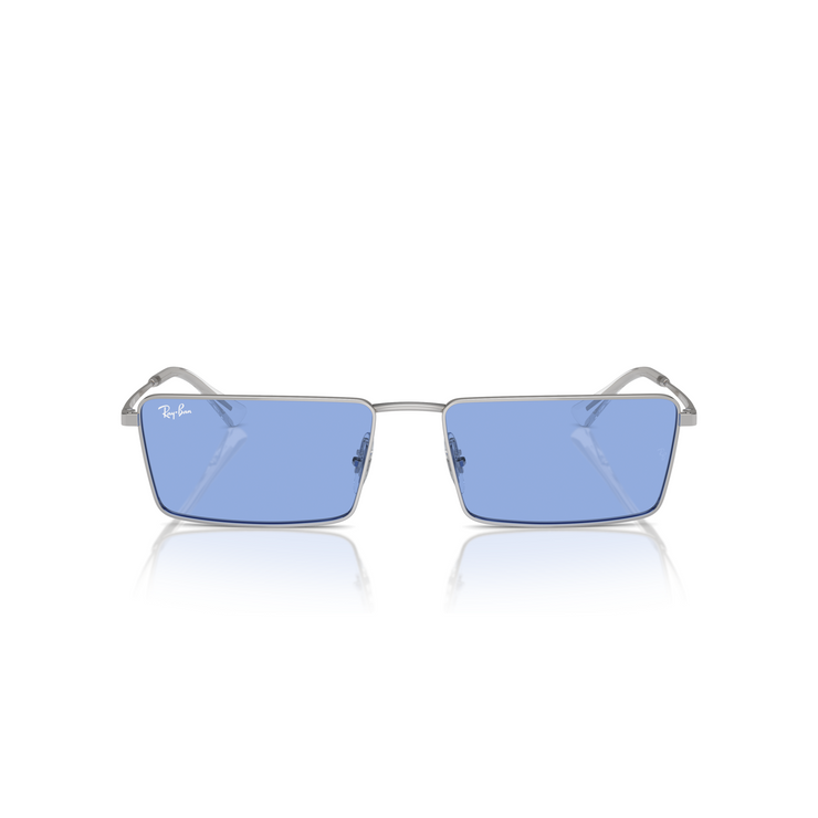 RAY-BAN EMY SILVER W/ BLUE