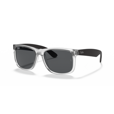 RAY-BAN JUSTIN RUBBER TRANSPARENT W/ DARK GREY&nbsp;