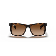 RAY-BAN JUSTIN RUBBER LIGHT HAVANA W/ BROWN GRADIENT DARK