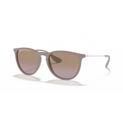 RAY-BAN ERIKA DARK RUBBER SAND W/ VIOLET GRADIENT BROWN