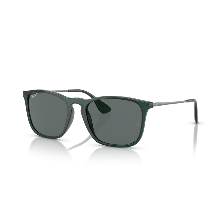 RAY-BAN CHRIS TRANSPARENT GREEN W/ DARK GREY POLAR