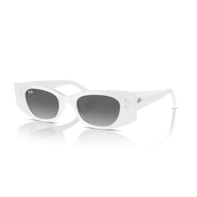 RAY-BAN KAT WHITE W/ GREY GRADIENT