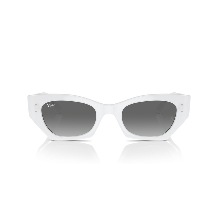 RAY-BAN ZENA WHITE SNOW W/ GREY GRADIENT