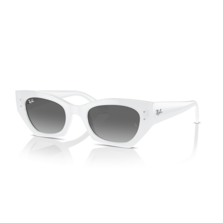 RAY-BAN ZENA WHITE SNOW W/ GREY GRADIENT