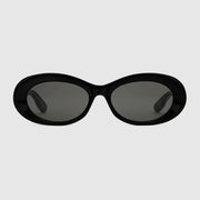 OVAL-FRAME SUNGLASSES