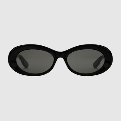 OVAL-FRAME SUNGLASSES