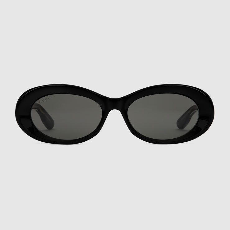OVAL-FRAME SUNGLASSES