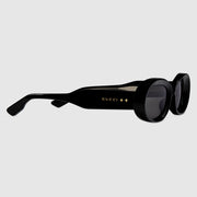 OVAL-FRAME SUNGLASSES