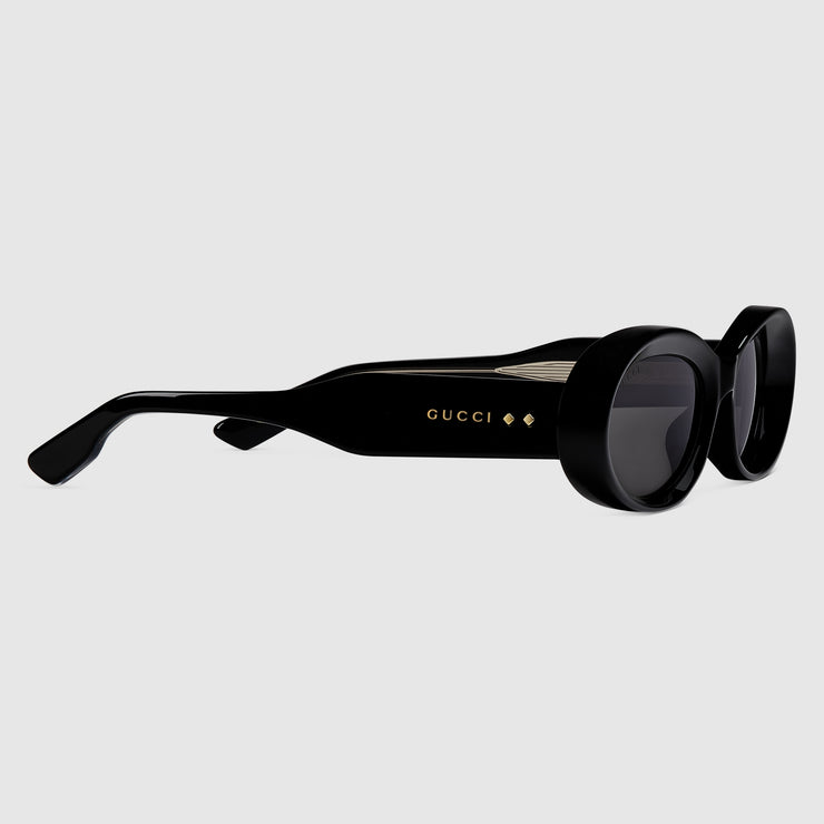 OVAL-FRAME SUNGLASSES